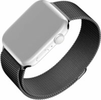 Fixed Mesh Apple Watch Apple Watch S1/S2/S3/S4/S5/S6/S7/S8/S9/S10/SE Fém Szíj 38/40/41mm - Fekete