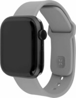 Fixed Sporty Apple Watch Apple Watch S4/S5/S6/S7/S8/S9/S10/SE Szilikon Szíj 42/44/45/46mm - Világosszürke