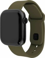 Fixed Sporty Apple Watch Apple Watch S4/S5/S6/S7/S8/S9/S10/SE Szilikon Szíj 42/44/45/46mm - Oliva