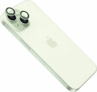 Fixed Apple iPhone 15 / 15 Plus kameravédő üveg - Világoszöld