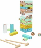 Tooky Toy Állatos fa ügyességi építőjáték