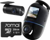 70mai Omni X800 4K WiFi Autós Menetrögzítő Kamera készlet + 256GB SD Kártya - Fekete