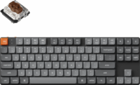 Keychron K1 Max A3 Brown Switch Mechanikus Wireless USB-C Gaming Billentyűzet US - Szürke