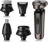Maestro MR-674 5 az 1-ben Vezeték nélküli USB Akkus Nedves-Száraz Borotva készlet - Fekete