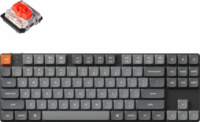 Keychron K1 Max A1 Red Switch Mechanikus Wireless USB-C Gaming Billentyűzet US - Szürke