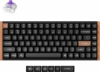Keychron K2 HE F1Z Nebula Switch Mechanikus Wireless USB-C Gaming Billentyűzet HUN - Fekete