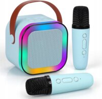 Extralink EX.35151 Kids Mini Bluetooth Karaoke Party Hangszóró Mikrofonnal 6W - Kék