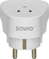 Savio AP-01 EU - US Utazó adapter - Fehér