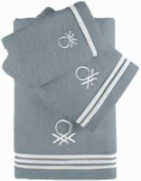 Benetton BE-0834GY 3 részes törülköző szett - Szürke