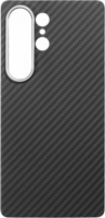Samsung Galaxy S25 Ultra Aramid karbon Telefon tok - Fekete
