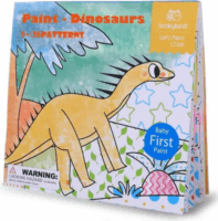 Tooky Toy 26 oldalas Vízzel festő füzet dinoszaurusz mintákkal