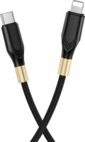 Borofone BX92 USB-C apa - Lightning apa Adat- és Töltőkábel 1m - Fekete