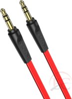 Borofone BL6 3,5 mm jack apa - 3,5 mm jack apa Audio Kábel 1m - Piros