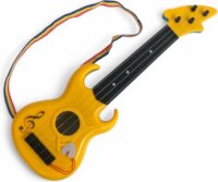 Basszusgitár pengetővel 21 x 48 cm - Sárga