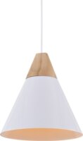 Light4you LY-3158 Koni SP1 - Függő Mennyezeti Lámpatest - Fehér / Fa