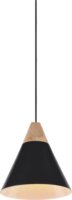 Light4you LY-3157 Koni SP1 Függő Mennyezeti Lámpatest - Fekete / Fa