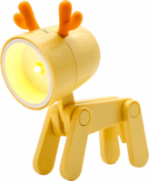 RealPower 486315 Akkus Szarvas LED Zseblámpa - Sárga