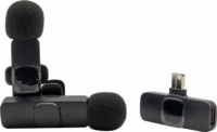 RealPower HS-1 Vezeték nélküli Okostelefon mikrofon készlet (2db) - Fekete