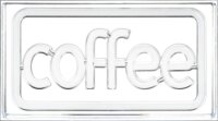 ActiveJet Neon LED tábla Coffee felirattal