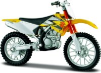 Maisto Suzuki RM-Z250 Fém motor modell állvánnyal 1:18