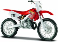 Maisto Honda CR250R Fém motor modell állvánnyal 1:18
