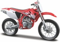 Maisto Yamaha YZ-450F Fém motor modell állvánnyal 1:18