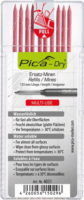 Pica DRY Jelölőkréta betét 2.8mm - Piros (10db/csomag)