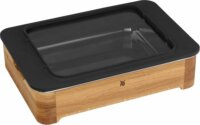 WMF 05.0230.5291 Szögletes Sütőedény fedéllel 36 x 26 x 8 cm - Barna / Fekete