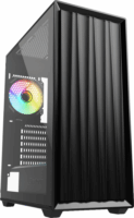 Sharkoon VK3 Midi Torony Számítógépház + 3db 120mm + 1db 120mm RGB ventilátor - Fekete
