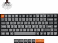 Keychron K2 Max A3 Brown Switch Wireless USB-C Mechanikus Billentyűzet US - Szürke/Fekete