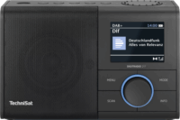 TechniSat 217 Digitradio Bluetooth hordozható DAB + FM RDS Zsebrádió - Fekete