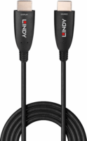 Lindy 38516 Fibre Optic Hybrid HDMI - HDMI 8K 60Hz kábel 60m - Fekete