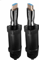 Lindy 38530 Armoured Fibre Optic Hybrid HDMI - HDMI 8K 60Hz kábel 30m - Fekete