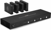 Lindy 38328 HDMI 4K 60Hz Extender Cat6 UTP kábelen 70m - Fekete
