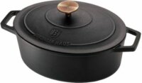 Berlinger Haus BH/6494 Önöttvas Pecsenye Sütőedény fedéllel Ø 30cm 4,6L - Fekete