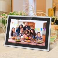 Braun 10X DigiFrame 10.1" Digitális Képkeret - Fekete / Ezüst