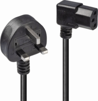 Lindy 30446 250V Hálózati tápkábel 1m - Fekete