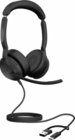 Jabra Evolve2 50 USB-A/C MS Teams Call Center Sztereo Headset - Fekete
