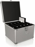 Icy Box IB-AC628 2.5" / 3.5" HDD Szállító koffer - Ezüst