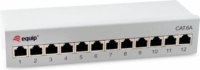 Equip 326522 Asztali CAT.6A Patch Panel 12 port - Szürke