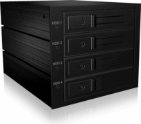 Icy Box IB-564SSK Külső 4x 3.5 SAS/SATA HDD ház - Fekete