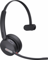 Yealink WH64 Mono UC DECT Bluetooth Fejhallgató Headset + Bázisállomás - Fekete