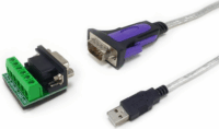 Equip 133387 USB-A apa - RS-422/485 DB9 Apa Átalakító Adapter