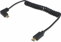 Equip 128889 USB-C apa - USB-C apa 2.0 Adat és töltő kábel 1m - Fekete