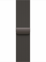 Apple Watch S1/S2/S3/S4/S5/S6/S7/S8/S9/S10/SE Gyári Milánói Fém Pánt 38/40/41/42mm - Palaszürke