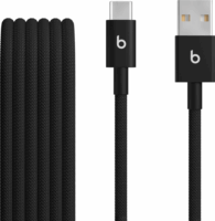 Apple Beats Woven USB-A apa - USB-C apa 2.0 Adat és töltő kábel 1.5m - Fekete
