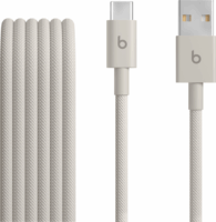 Apple Beats Woven USB-A apa - USB-C apa 2.0 Adat és töltő kábel 1.5m - Fehér