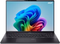 Acer Swift 16 AI SF16-51-93P3 Laptop Fekete (16" / Intel Core Ultra 9 288V / 32GB / 1TB NVME SSD / Win 11 Home)