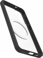 Samsung S25 Plus React Mágneses Hátlapvédő Telefontok - Átlátszó / Fekete
