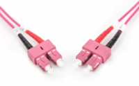 DIGITUS LWL Optikai Patch kábel SC - SC Duplex OM4 2.00m - Lila